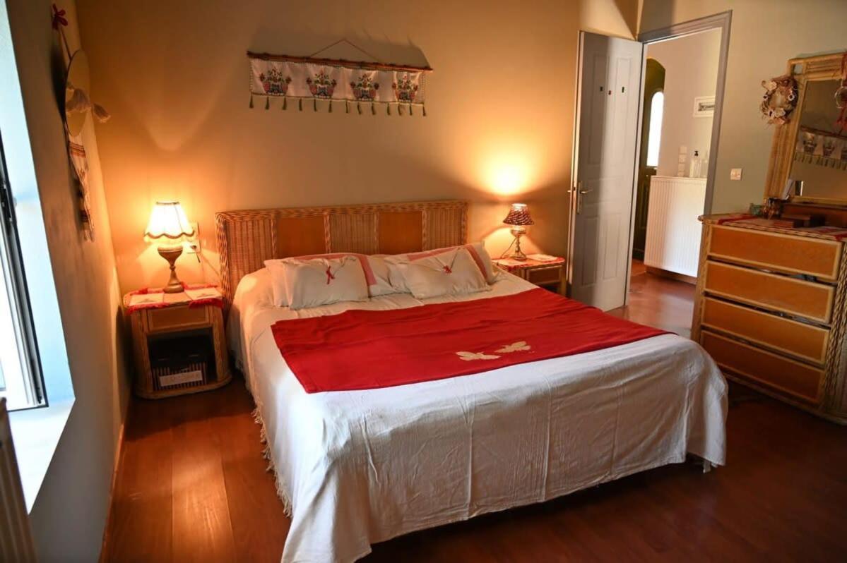 Kalavrita Winter Retreat - Homely Spacious Chalet Áno Vlasía Bagian luar foto