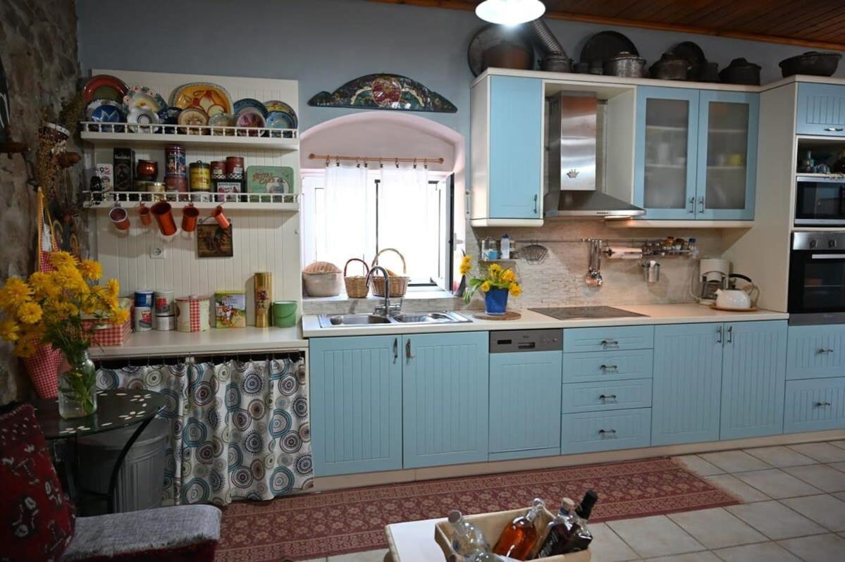 Kalavrita Winter Retreat - Homely Spacious Chalet Áno Vlasía Bagian luar foto